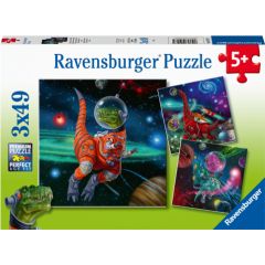Ravensburger Puzzle 3x49 pc The World od Dinosaurs Puzles