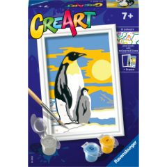 Ravensburger Paint by Numbers Penguin Family Attīstošie paklājiņi