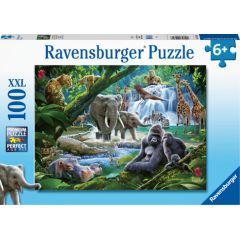 Ravensburger Puzzle 100 pc Jungle family Puzles