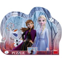 Dino Silhouette Puzzle 25 pc, Disney Frozen Puzles