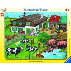 Ravensburger Frame Puzzle 33 pc Animals and their Families Puzles