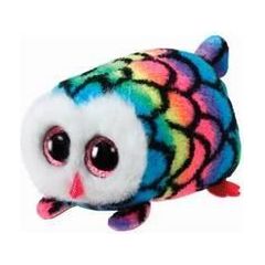 TY Teeny Tys Hootie wielobarwna sowa (249729)