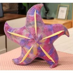 LeanToys Maskotka Pluszowa Rozgwiazda Fioletowa Poduszka 45 cm Mīkstās rotaļlietas