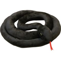 LeanToys Maskotka Pluszowa Wąż Czarny 300 cm Mīkstās rotaļlietas