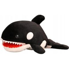 LeanToys Pluszowa Maskotka Orka Oceaniczna Pacynka 30 cm Mīkstās rotaļlietas