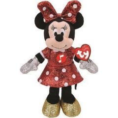 TY Beanie Babies Mickey and Minnie - Minnie 20cm Mīkstās rotaļlietas