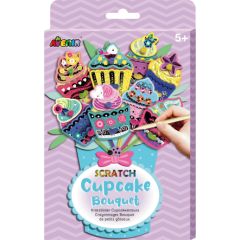 AVENIR Skrāpējamo attēlu komplekts: Kēksiņu pušķis Radošās rotaļlietas