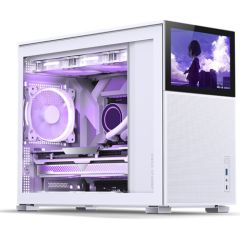 Jonsbo D31 MESH Screen Micro-ATX Gehäuse, Tempered Glass - weiß