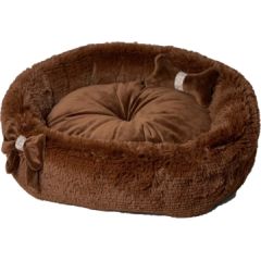 GO GIFT Cocard chocolate L - pet bed - 55 x 52 x 18 cm
