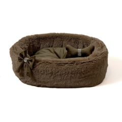 GO GIFT Cocard brown L - pet bed - 55 x 52 x 18 cm
