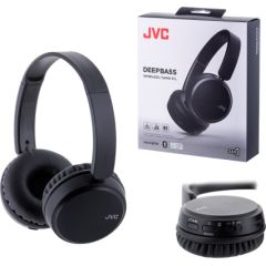 JVC HA-S36W Headphones Wireless Head-band Calls/Music Bluetooth Black Austiņas