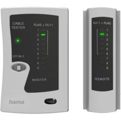 Cable tester Hama 8p8c (RJ45), 6p6c or 6p4c Testeri un mērierīces