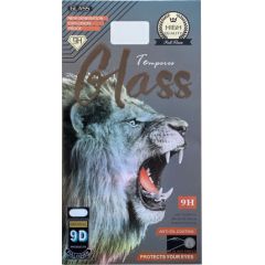 Tempered glass 9D Full Glue Xiaomi Redmi 14C/Redmi A4/Poco C75 black Ekrānu aizsardzība