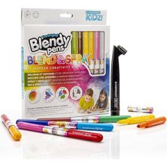 BLENDY PENS Marķieru komplekts Sapludini un izsmidzini 24 gab.