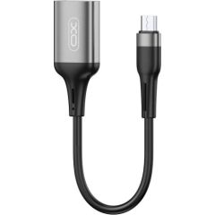 XO adapter USB - microUSB OTG, black (NB201) Jaunumi - Datori