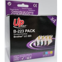 Tintes kārtridžs UPrint Brother LC223 Multipaka Tintes printeru izejmateriāli