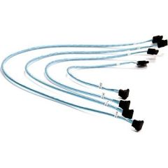 Supermicro 4 x Round SATA cable 0.56 m Black, Blue, White