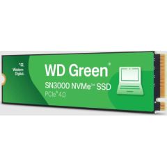 SSD WESTERN DIGITAL Green 500GB M.2 PCIe Gen4 NVMe Write speed 4100 MBytes/sec Read speed 5000 MBytes/sec 2.3mm TBW 100 TB WDS500G4G0E