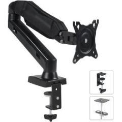 Maclean MC-860 monitor mount / stand 68.6 cm (27") Black Desk TV un monitoru stiprinājumi, kronšteini