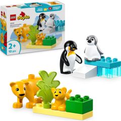 Lego Duplo Rodziny dzikich zwierząt: pingwiny i lwy (10442) Lego DUPLO