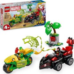 11198 LEGO® Marvel Spin un Electro dinozauru transportlīdzekļu pakaļdzīšanās Lego Marvel
