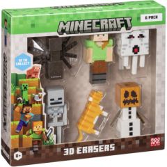 P.m.i. Kids World MINECRAFT 3D ERASERS - 6 PACK DELUXE BOX VER.B Figūriņas un varoņi