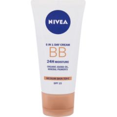 Nivea BB Cream / 5in1 Day Cream 50ml SPF15 Dekoratīvā kosmētika