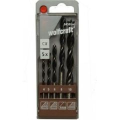 Koka urbju komplekts Wolfcraft 8458000; Ø4-10 mm; 5 gab. Piederumi urbjiem