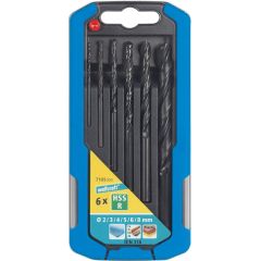 Urbju komplekts metālam Wolfcraft; 2-8 mm; 6 gab. Piederumi urbjiem