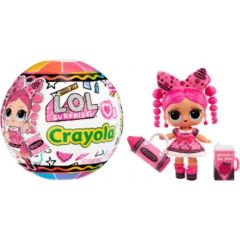 L.O.L. Lelle Crayola 10 cm dažādas (bumbā) 505259