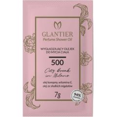 GLANTIER 500 PERFUME SHOWER OIL SAMPLE 7g - Ķermeņa dušas eļļa gludai ādai sievietēm