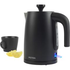 Petra PT5632MBLKVDE 3KW Kettle matte black Tējkanna