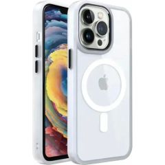 Case Premium Mag Cover Apple iPhone 15 Plus white Neoriģinālie Maciņi