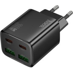 Charger Hoco N56 2xUSB-C/2xUSB-A PD30W black
