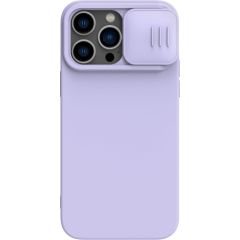 Case Nillkin CamShield Silky Silicone Apple iPhone 15 Plus light purple Neoriģinālie Maciņi