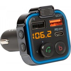 Transmiter FM Blow Bluetooth 5.1+Qc3.0 Auto FM Transmiteri un Carplay ierīces