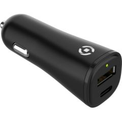 Celly - GRSCCUSBUSBC - 32W USB-A/USB-C Car Charger Telefonu lādētāji 12v Automašīnām