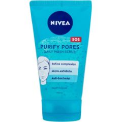 Nivea Purify Pores / Daily Wash Scrub 150ml Sejas kopšana