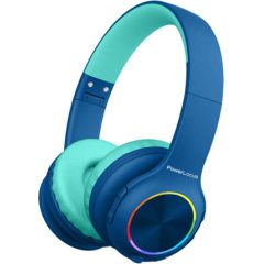 Wireless Headphones for kids PowerLocus PLED (navy&blue)
