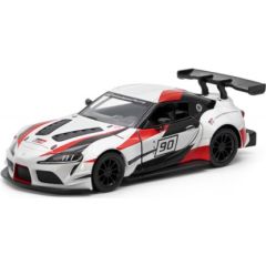 Kinsmart Metāla auto modelis Toyota GR Supra Racing Concept with printing (kastītē )1:36 KT5421WF