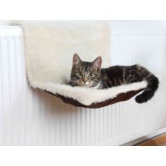 Guļvieta kaķiem : Trixie Radiator Bed, long:haired Plush|Suede Look, 45*26*31 cm Citas preces