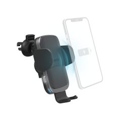 Hama FC10 Motion Car Mobile Phone Charger 10W Wireless QI Charge Black