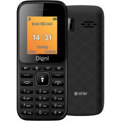eSTAR Digni Mini Phone Dual SIM Black  Black