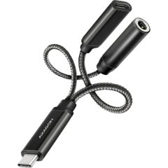 AXAGON ADA-HCPD USB-C to 3.5mm jack - Hi-Res DAC audio adapter, 384kHz/32bit, PD 60W 3A Jaunumi - Audio-Video