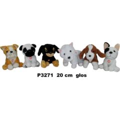 Sun Day Sun-Day PLUSZAK PIES Z GLOSEM 20CM SIEDZACY Mīkstās rotaļlietas