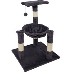 Kaķu nagu asināmais stabs ar guļvietu 48x45x67cm Kaķu mājas un nagu asināmie