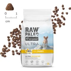RAW PALEO Ultra Mini Puppy Turkey - dry food for puppies - 2 kg Suņu barība