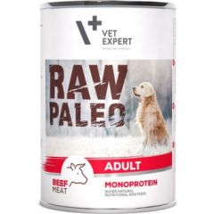 RAW PALEO Adult Monoprotein Beef - wet dog food - 400 g Barība