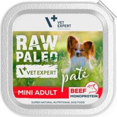 RAW PALEO Pate Mini Adult Beef - wet dog food - 150 g Barība