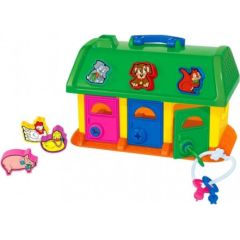 Polesie Figūru šķirotājs (sorteris) Dzīvnieku mājiņa (sietiņā) (280х153х185mm)  1+ PL9166 Puzles